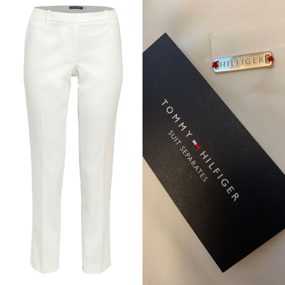 Tommy Hilfiger Woman’s Pleated Woven Pants - Picture 1 of 9